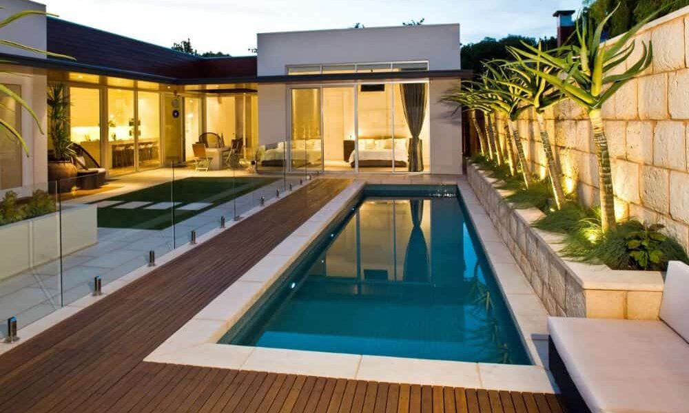 swimming pool bridge