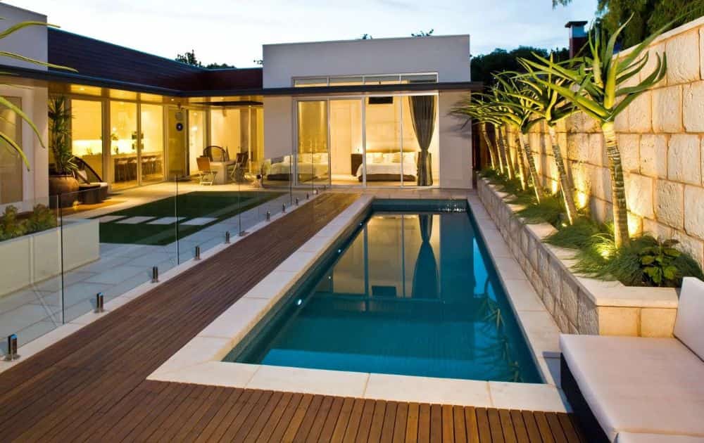 swimming pool bridge