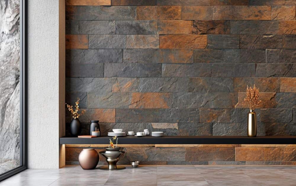 vertical subway tile backsplash