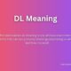 DL Meaning